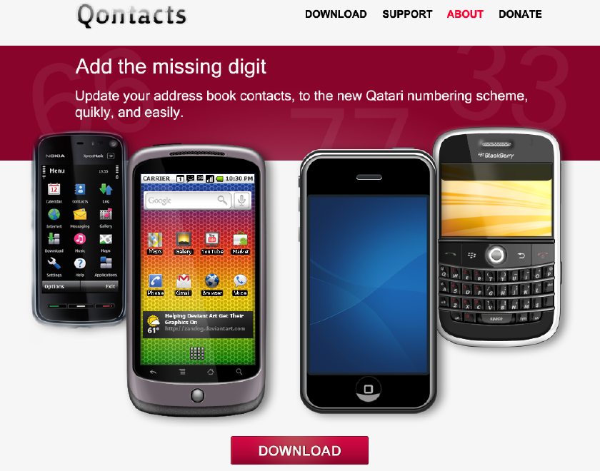 Qontacts - Cross Platform Mobile App